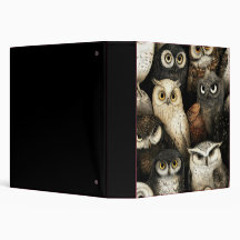 owls with piercing eyes