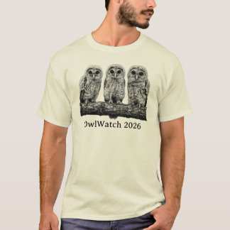 OwlWatch 2026 - Three on a limb T-Shirt