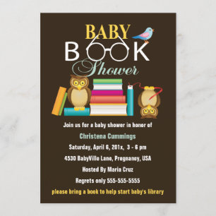 Owly Specs Baby Shower Invitation