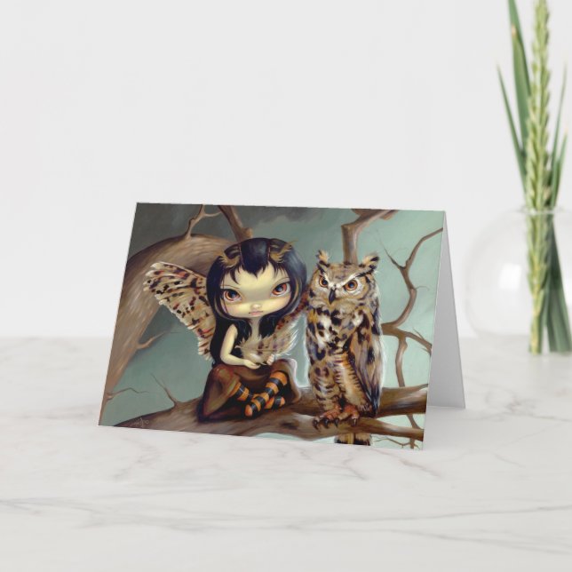 "Owlyn" Greeting Card (Front)