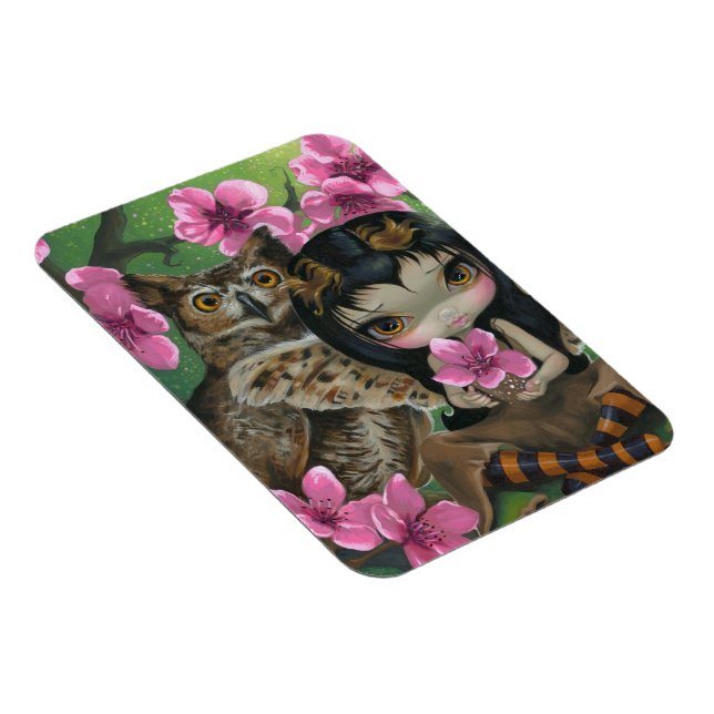 "Owlyn in the Springtime" Flex Magnet (Right Side)