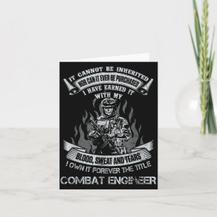Own Forever The Title Combat Engineer Veteran Card