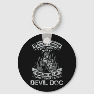 Own Forever The Title Devil Doc Proud Corpsman Key Ring