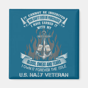 Own forever title us naval veteran sailor military magnet