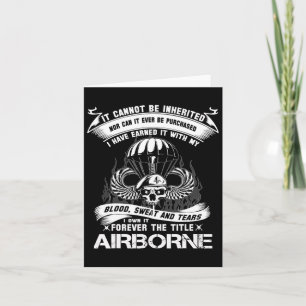 Own-it Forever The Title Airborne Army Ranger Vete Card