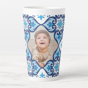 Own picture, blue and white Azulejos Latte Mug