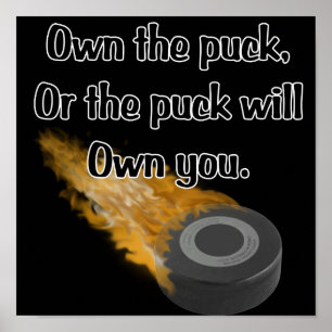 Own The Puck Poster