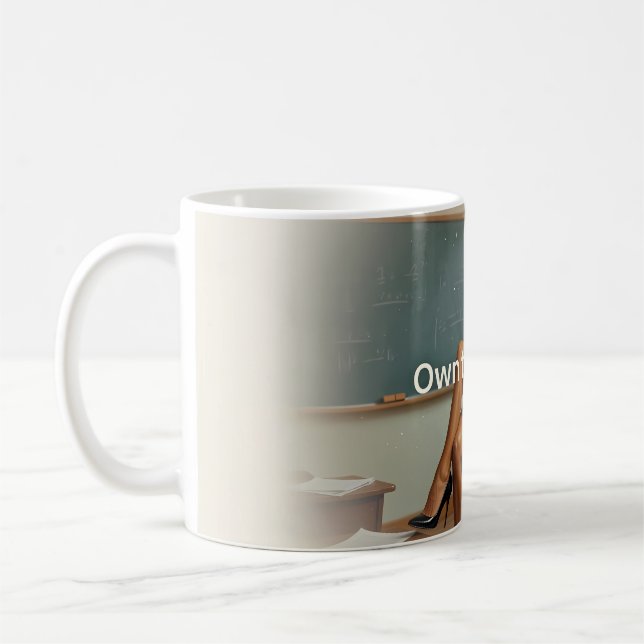 💋 Own the Room Seductive Classroom Mug (Left)