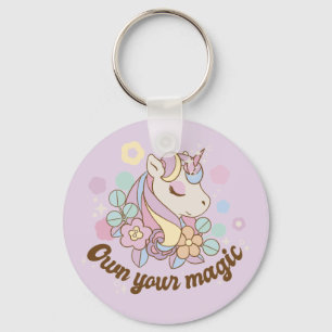 Own Your Magic Unicorn Key Ring