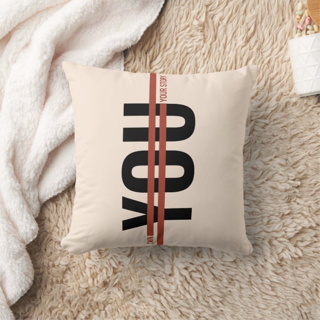 Own Your Story Shirt – Bold Motivational Quote Cushion (Blanket)