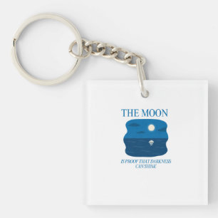 Own Your Weird - Bold Grunge Typography Key Ring