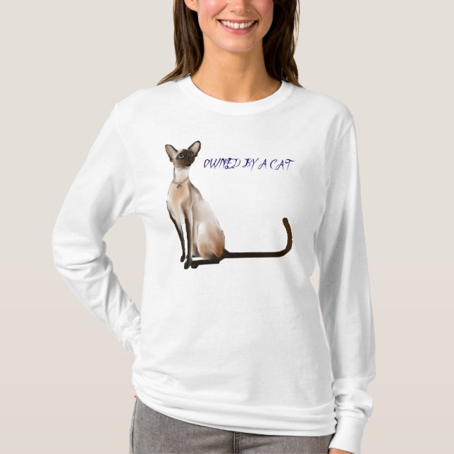 Owned By A Cat* T-Shirt (Front)