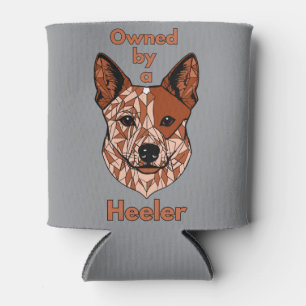 Owned by a Heeler (Red) Can Cooler