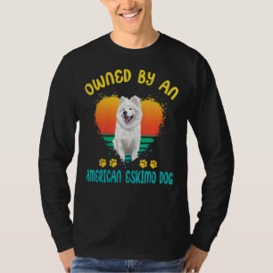 Owned By An American Eskimo Dog Vintage T-Shirt