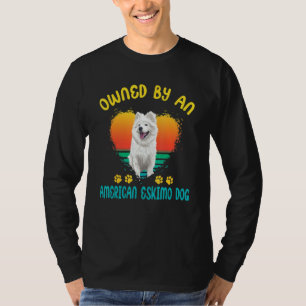 Owned By An American Eskimo Dog Vintage T-Shirt