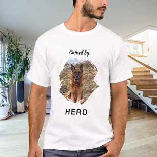 Owned by dog photo fun T-Shirt