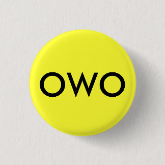 OWO 3 CM ROUND BADGE