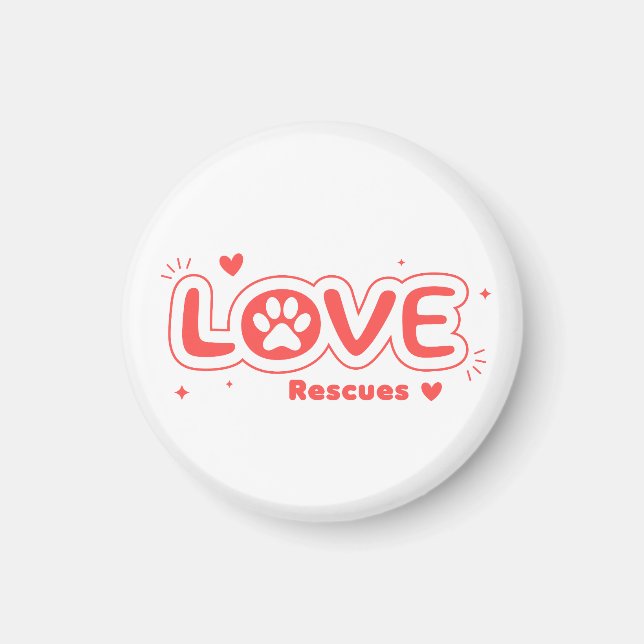 OWRAssist Love Rescues Magnet (Front)