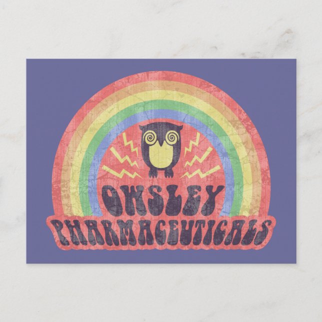 Owsley Pharmaceuticals Postcard (Front)