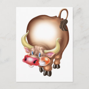 Ox, buey, boi, kuh postcard