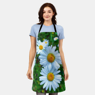 Ox-Eye Daisies All Over Print Apron