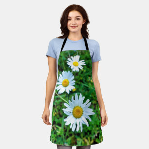 Ox-Eye Daisies All Over Print Apron