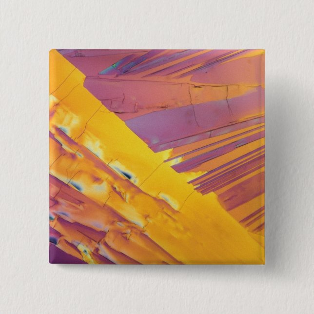 Oxalic Acid Crystals 15 Cm Square Badge (Front)