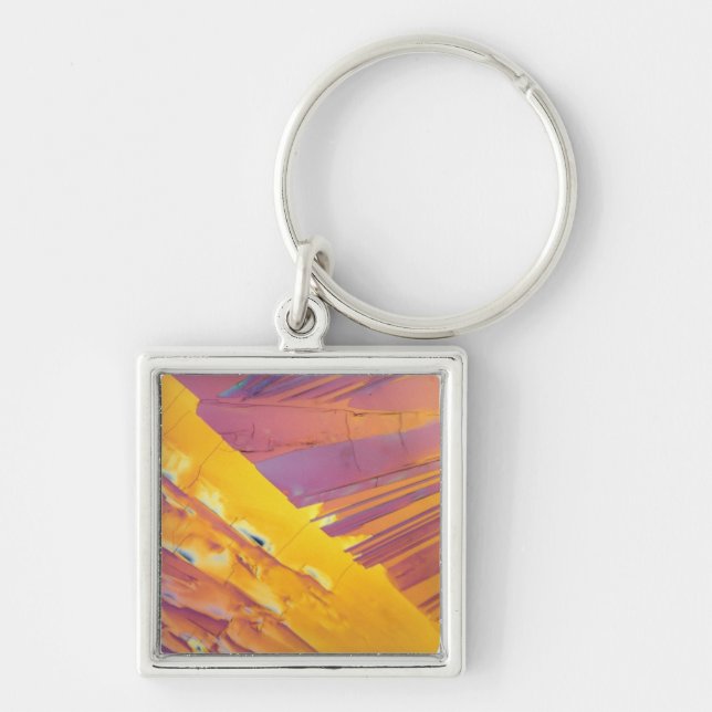 Oxalic Acid Crystals Key Ring (Front)