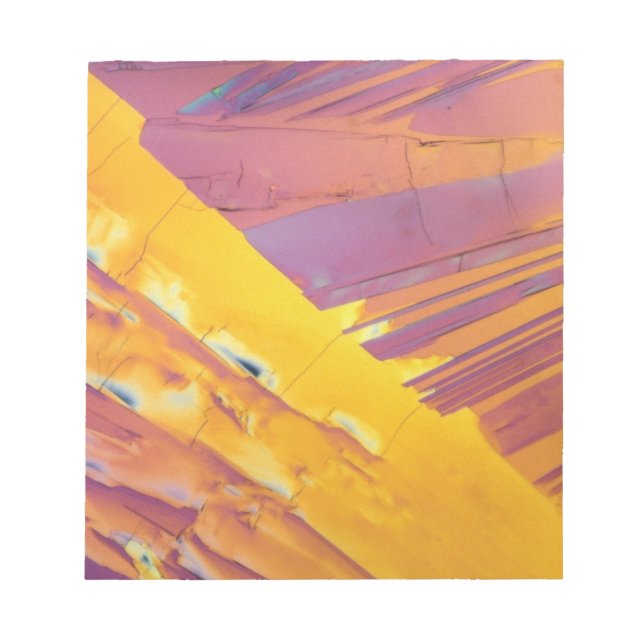 Oxalic Acid Crystals Notepad (Front)