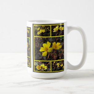 Oxalis Yellow-Flowered Houseplant Coffee Mug