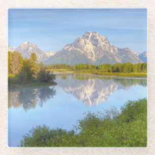 Oxbow Bend Glass Coaster