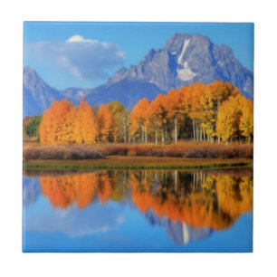 Oxbow Bend Sunrise Ceramic Tile