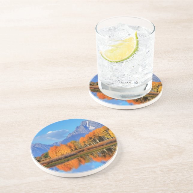 Oxbow Bend Sunrise Coaster (Side)