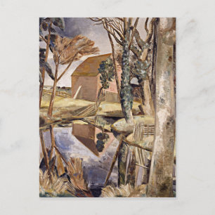 Oxenbridge Pond by Paul Nash Postcard
