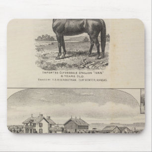 Oxford and Abilene Residences, Kansas Mouse Pad