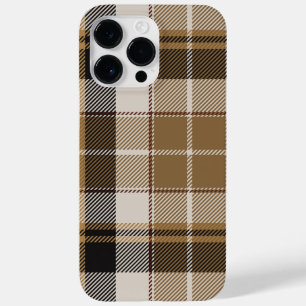 Oxford Black and Tan Plaid Case-Mate iPhone 14 Pro Max Case