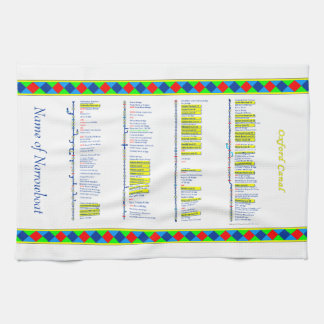 Oxford Canal - UK Inland Waterways - Yellow Tea Towel
