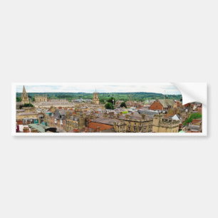 Oxford City Skyline Bumper Sticker