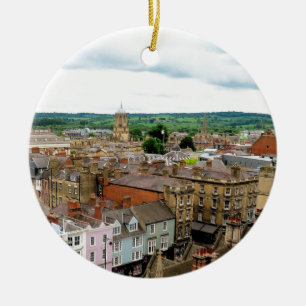 Oxford City Skyline Ceramic Ornament