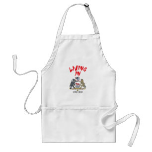 Oxford coat of arms standard apron