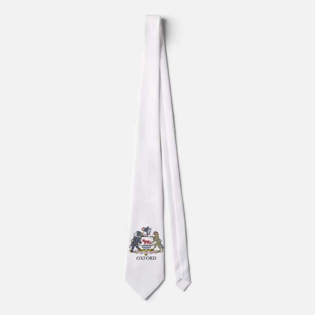 Oxford coat of arms tie (Front)