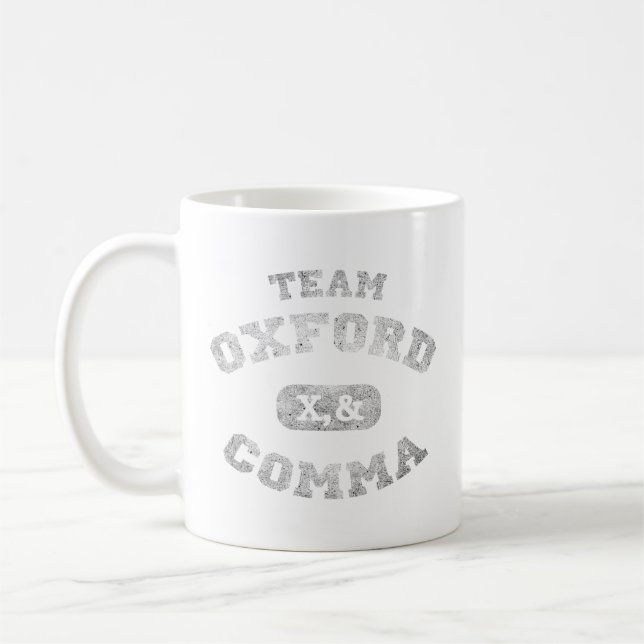Oxford Comma Team 819 Coffee Mug (Left)