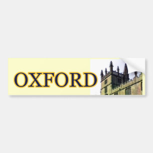 Oxford England 1986 Building Spirals 1 Bumper Sticker