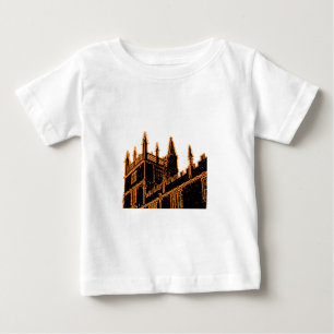 Oxford England 1986 Building Spirals Orange Baby T-Shirt