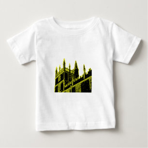 Oxford England 1986 Building Spirals Yellow Baby T-Shirt