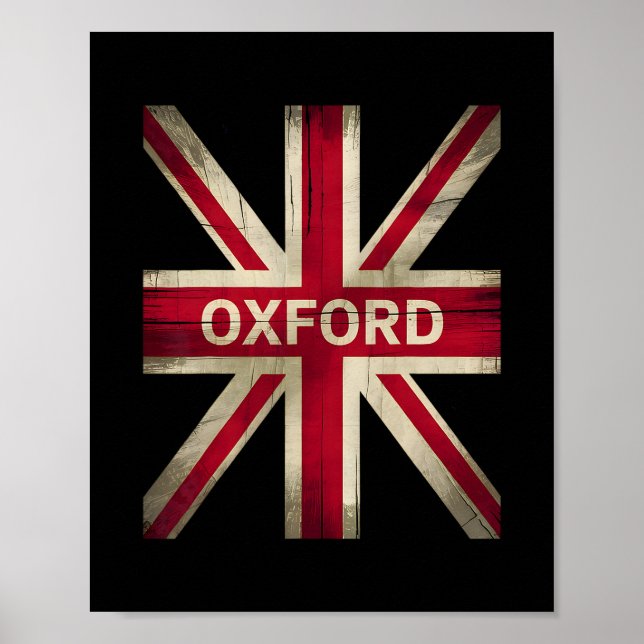 Oxford England Britain Uk History Vacation Souveni Poster (Front)