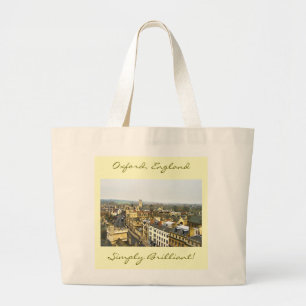 Oxford, England, High St View, Simply Brilliant Large Tote Bag
