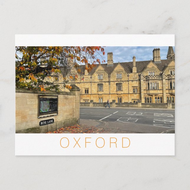 Oxford Holiday Postcard (Front)