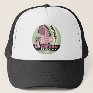 Oxford Hotel, Montevideo, Uruguay, Vintage Travel Trucker Hat