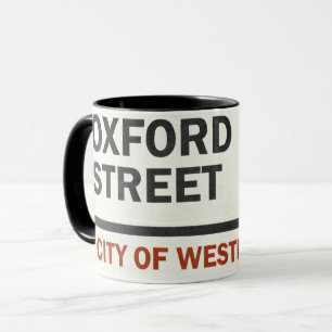 Oxford Street Sign  Mug